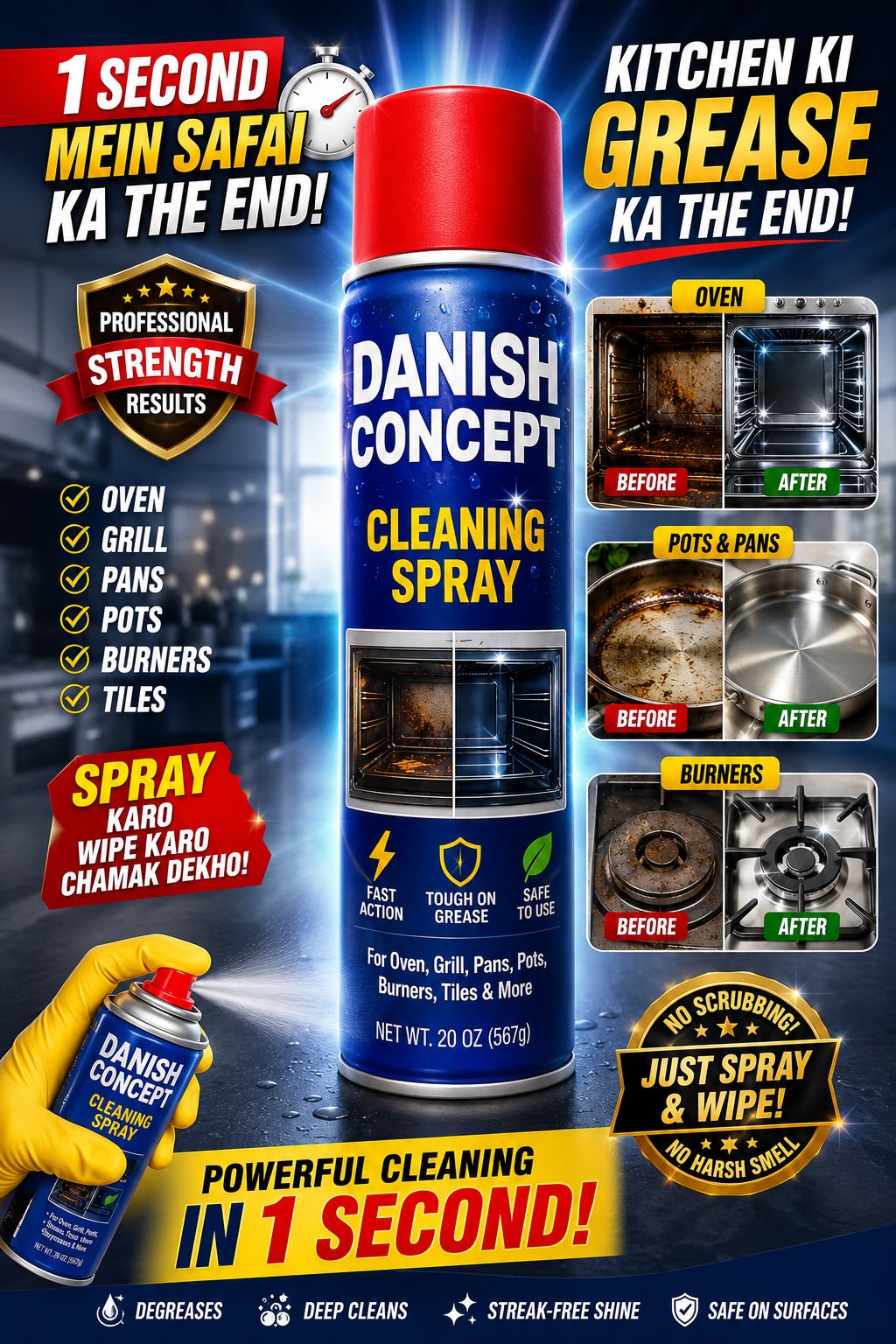 Imported Cleaner Spray - Keeps everything Neat & Clean