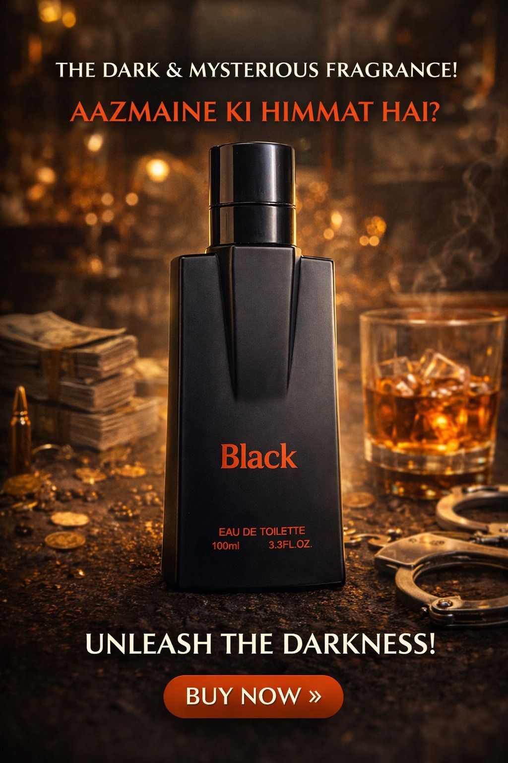 Classic Black Perfume  – Long Lasting Premium (100ml) | Attractive Fragrance